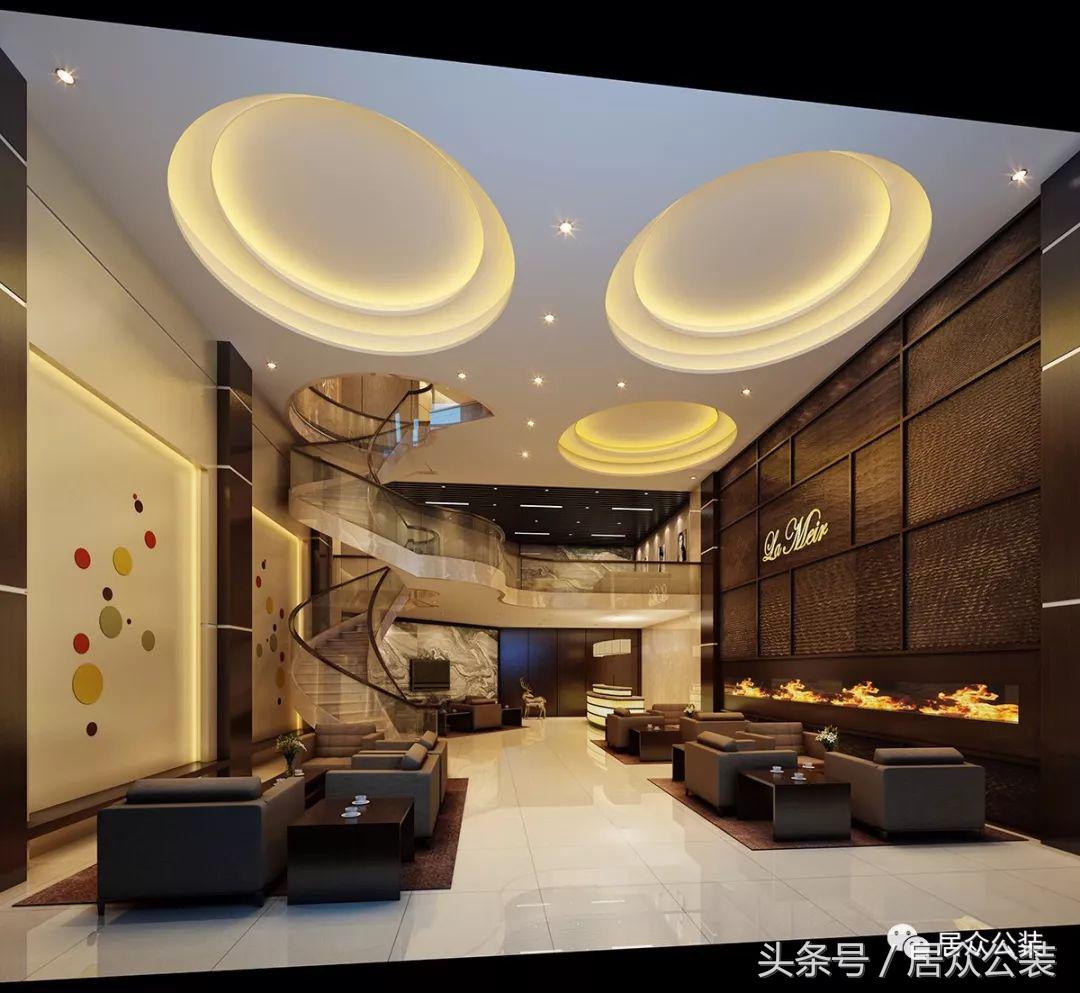 美容院案例-不容错过的1300㎡的loft现代中式！