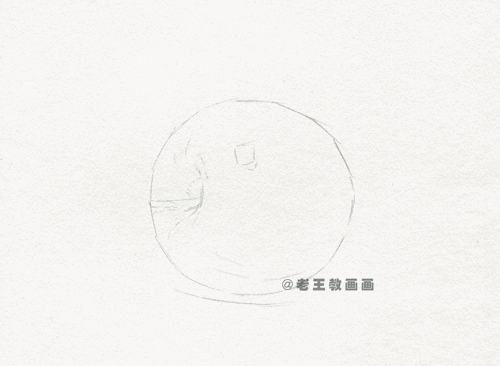 教你画素描苹果；简单易学的绘画教程