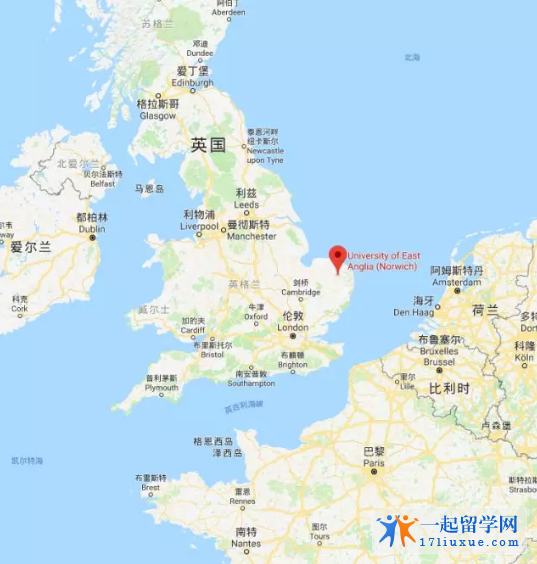 英国东安格利亚大学地理位置和校园环境介绍