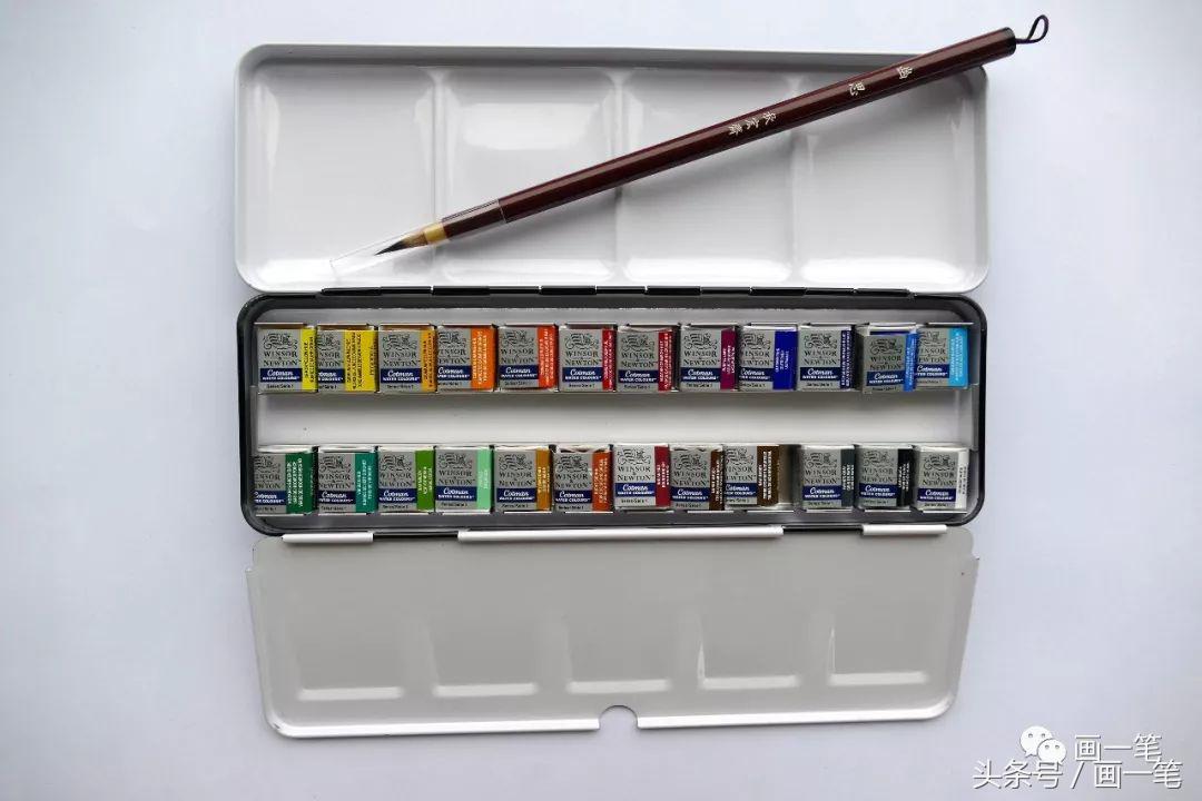 水彩画：过年了，家家户户挂灯笼，今天画可以吃的灯笼