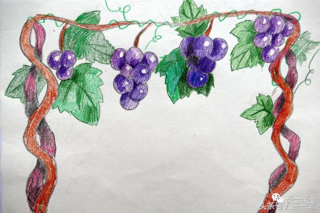 水彩画：过年了，家家户户挂灯笼，今天画可以吃的灯笼