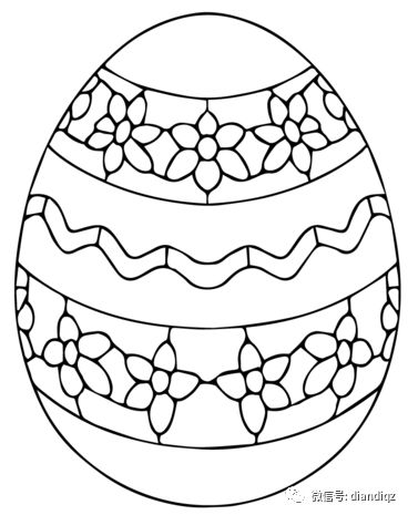 五彩蛋图片简笔画图片