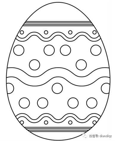 38张复活节彩蛋主题画,让孩子尽情涂色!