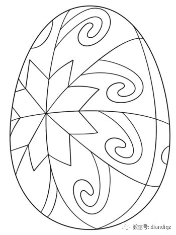 38张复活节彩蛋主题画,让孩子尽情涂色!