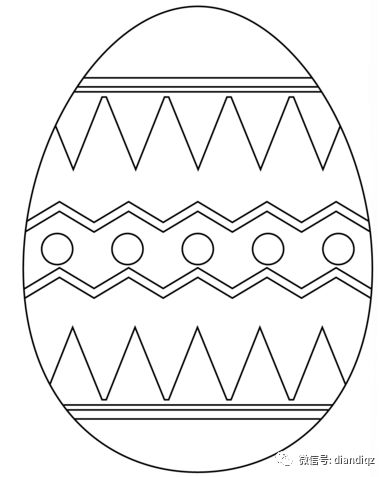 38张复活节彩蛋主题画,让孩子尽情涂色!