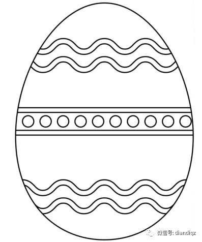 38张复活节彩蛋主题画,让孩子尽情涂色!