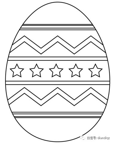 38张复活节彩蛋主题画,让孩子尽情涂色!
