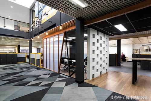 建筑公司loft办公室设计，装修效果够潮