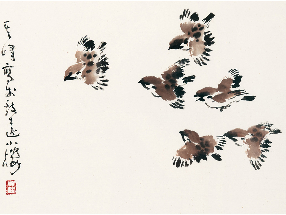 国画中的麻雀代表什么?齐白石,丰子恺,孙其峰各有不同