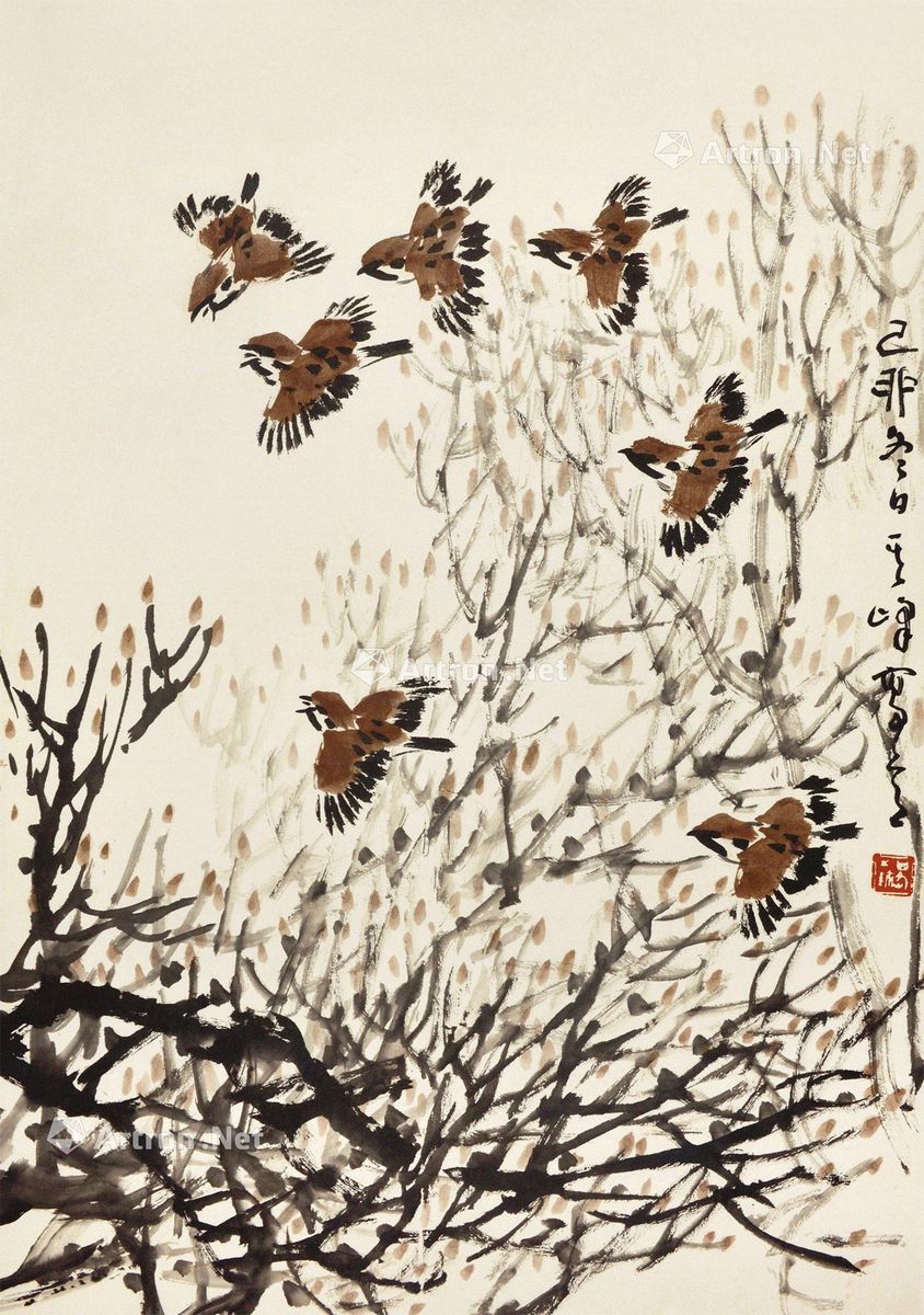 国画中的麻雀代表什么?齐白石,丰子恺,孙其峰各有不同