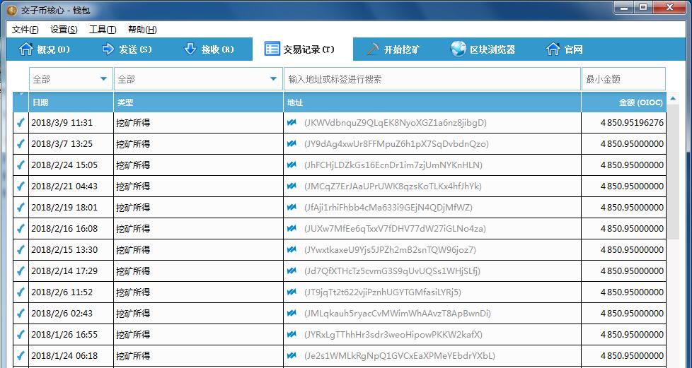 家用电脑挖交子币，产量到底如何？有图为证