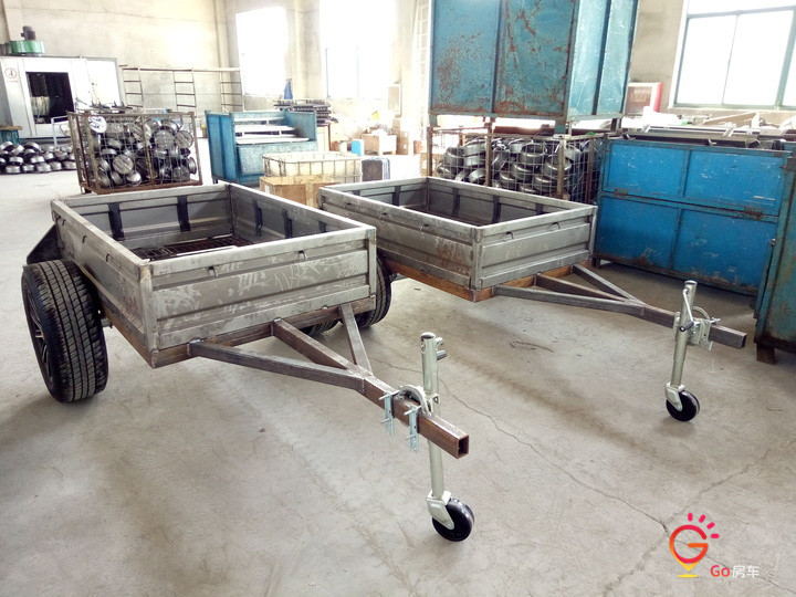 网友DIY买菜、搬家、露营多用拖挂小车