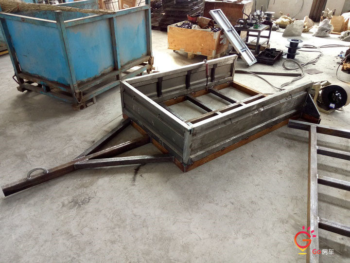 网友DIY买菜、搬家、露营多用拖挂小车