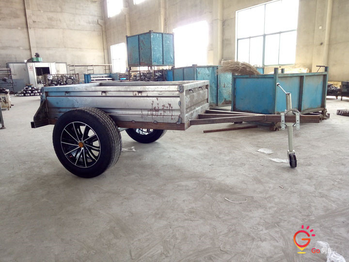 网友DIY买菜、搬家、露营多用拖挂小车