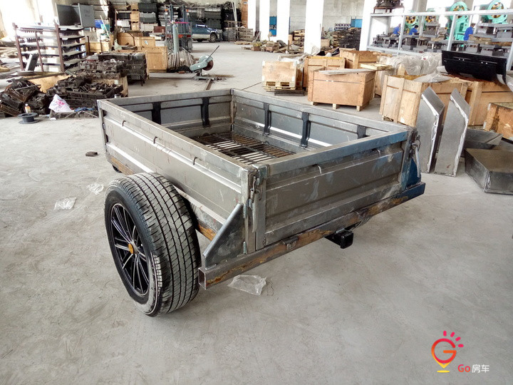 网友DIY买菜、搬家、露营多用拖挂小车