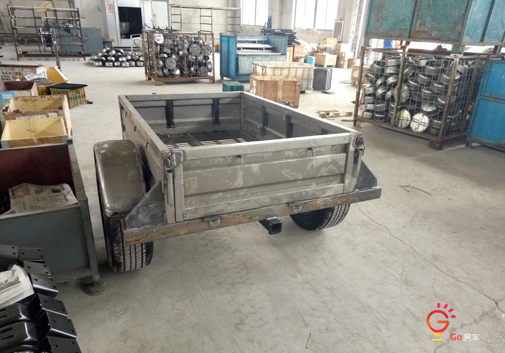 网友DIY买菜、搬家、露营多用拖挂小车