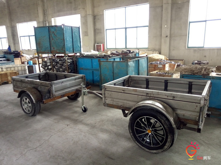 网友DIY买菜、搬家、露营多用拖挂小车