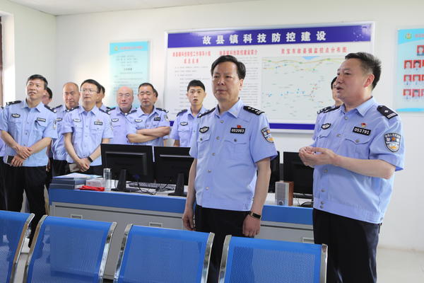灵宝公安现场观摩来点评