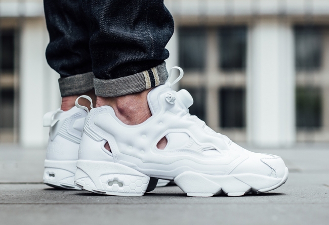 10. reebok pump fury "triple white"