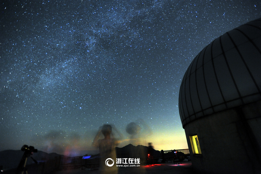 天荒坪天气预报(网络配图 侵删)登上天文台观星象天荒坪天气预报(网络