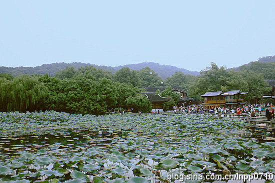 水是西湖云是天，踏遍红尘路，结伴水云间