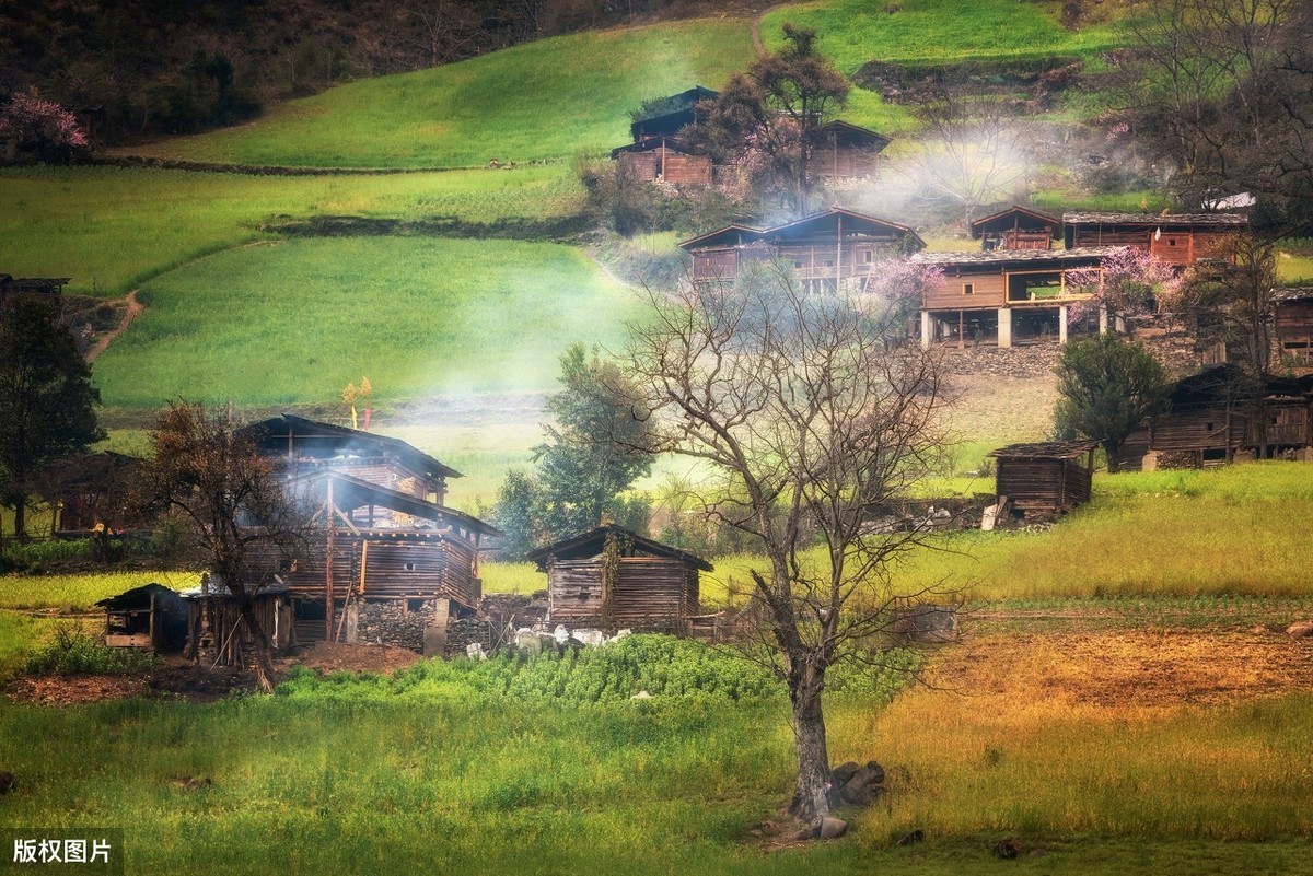 乡村景色戈延图片