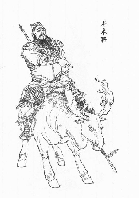 西游记故事人物白描图「李云中·绘」插图(18)