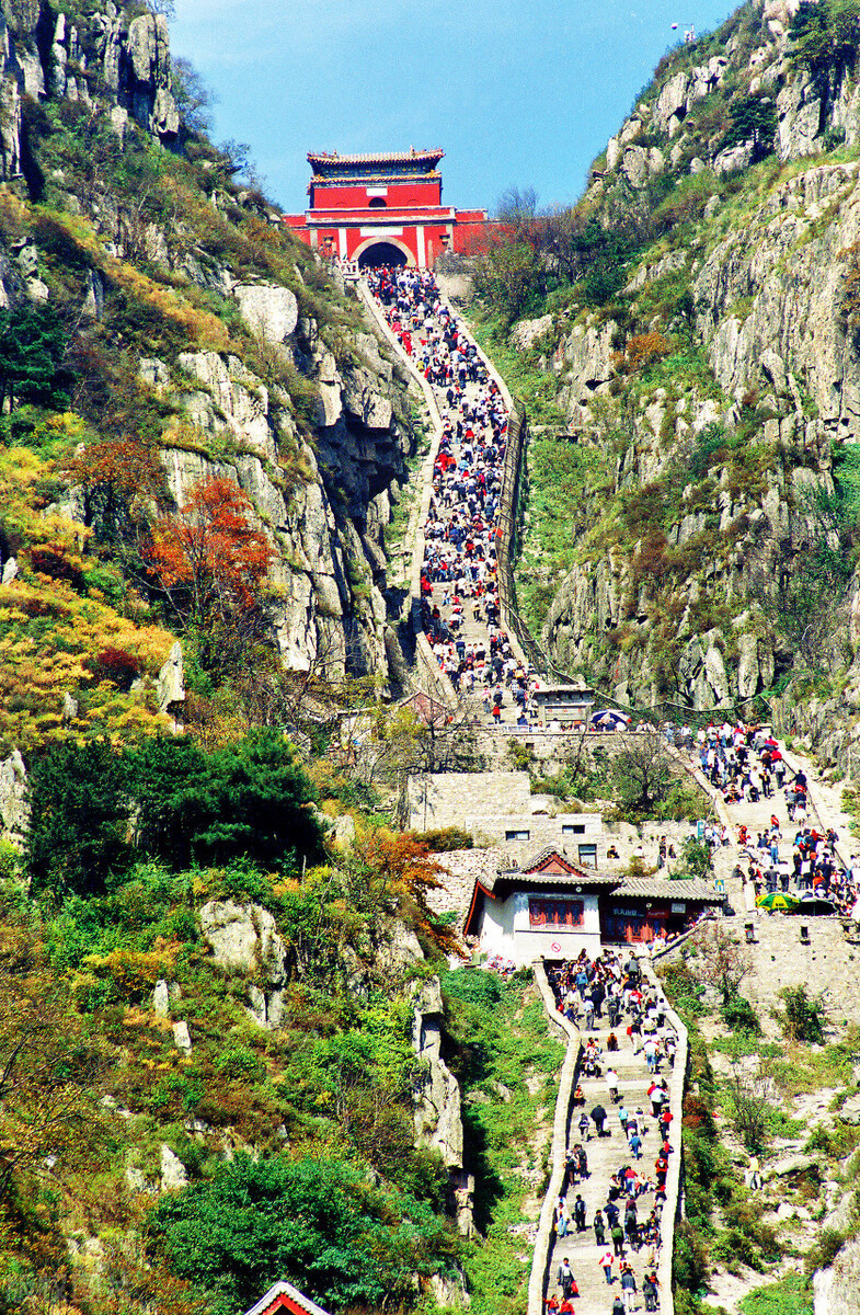 泰山旅遊路線圖(登泰山只能人山人海) - 悅聞天下