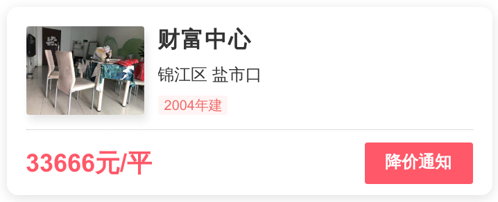 首付66万，入手锦江区盐市口两居室值不值？财富中心小区点评