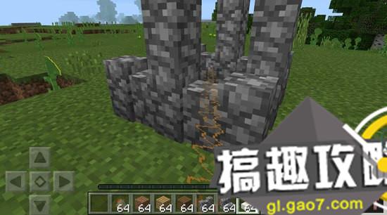 搞趣网：我的世界手机版炮台怎么做 生物炮台制作攻略