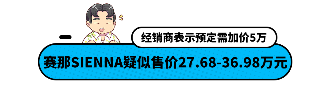 未上市先加价5万！丰田赛那SIENNA也太豪横了 但真的值吗