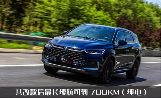 新款比亚迪唐谍照曝光，前脸造型更酷炫，最长续航居然达700KM