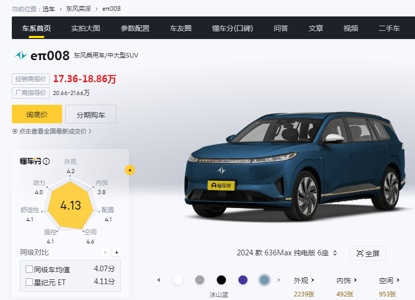 东风奕派eπ008：家用SUV的新选择，车载冰箱+精致内饰，香不？