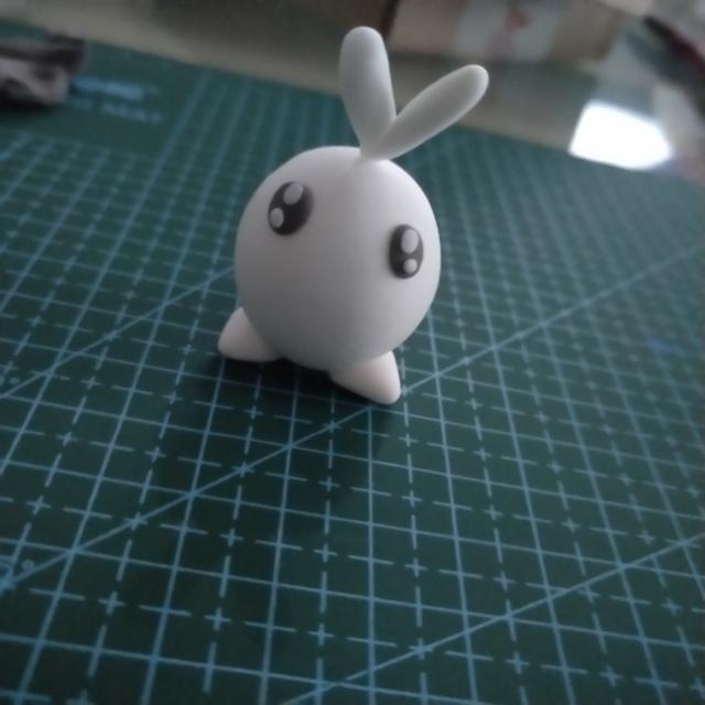 【超轻黏土】捏一只可爱的小兔子