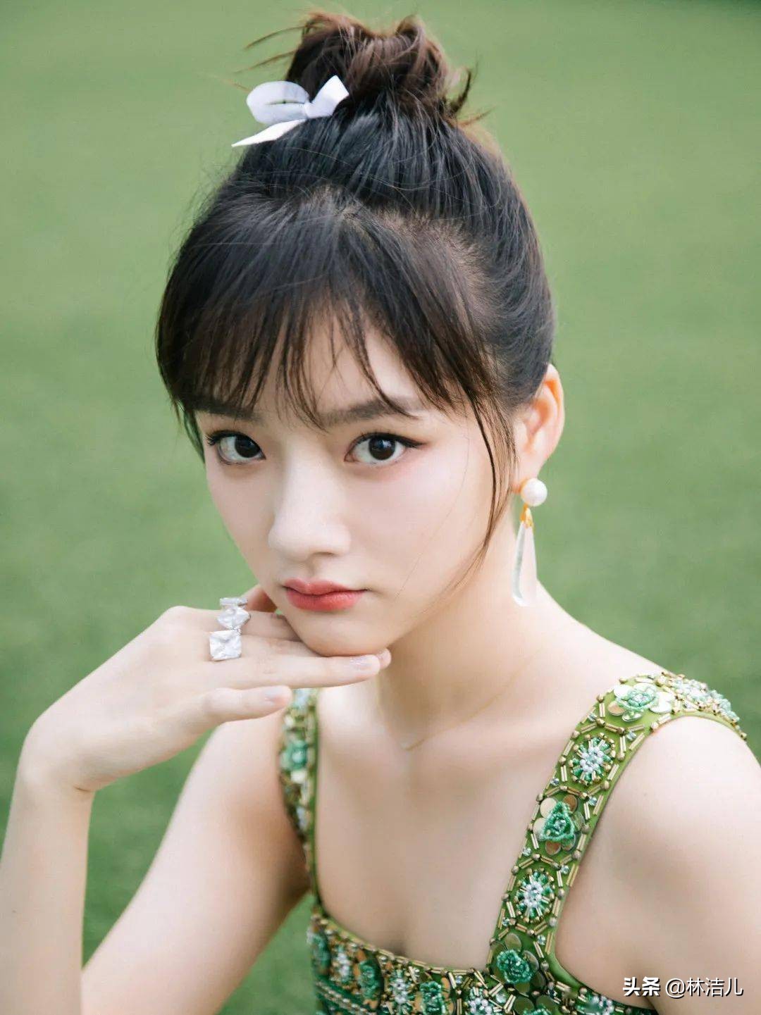 想要成为大美女？提高颅顶是第一步，赵小棠的高马尾能让脸小一圈