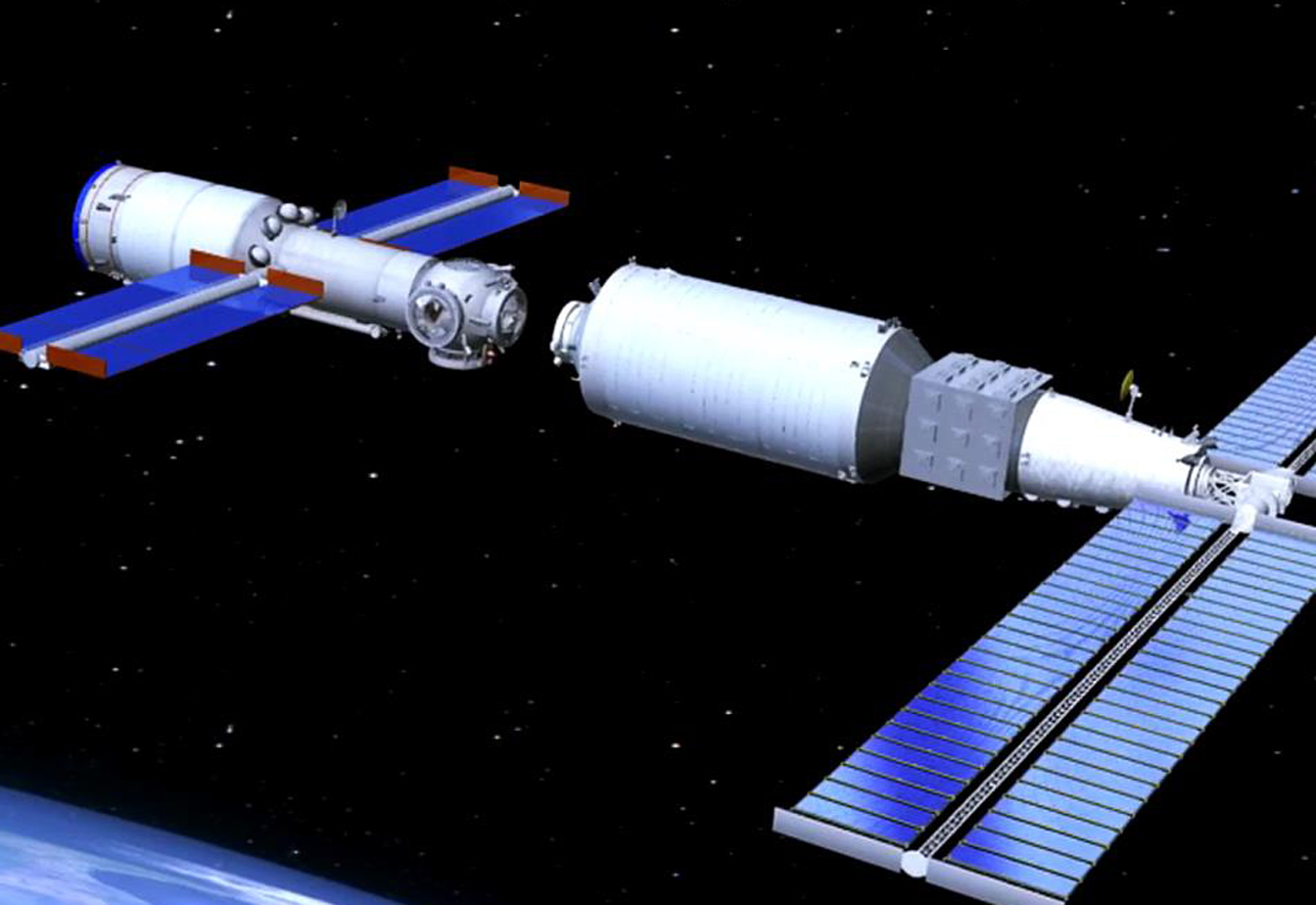 神舟十三号径向对接领先世界！27.6万公里时速下，对准80cm交接口