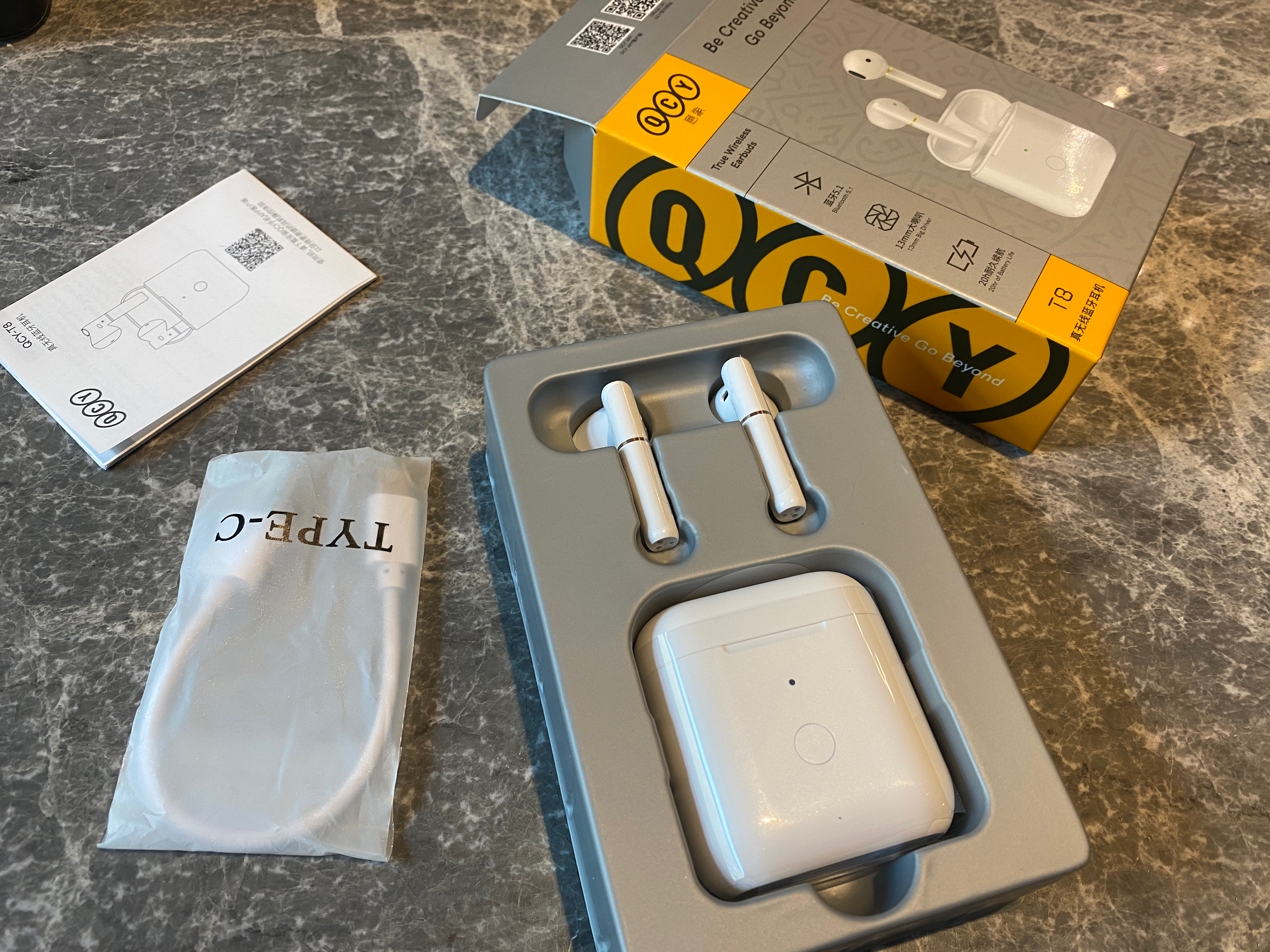 亲测好用不足百元的QCY T8真无线蓝牙耳机，值得你入手