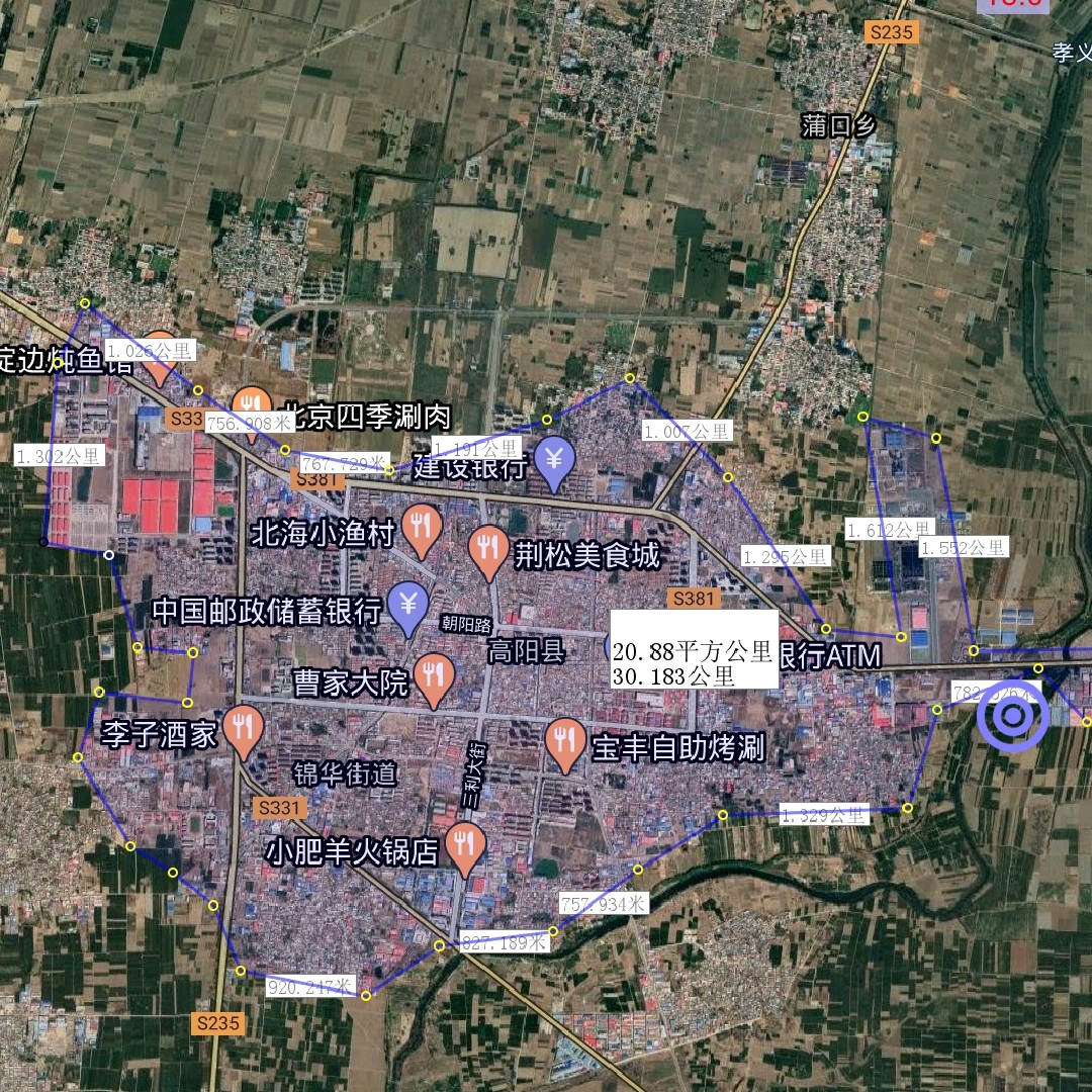 涞源县地图（北省保定市建成区地区面积排名）