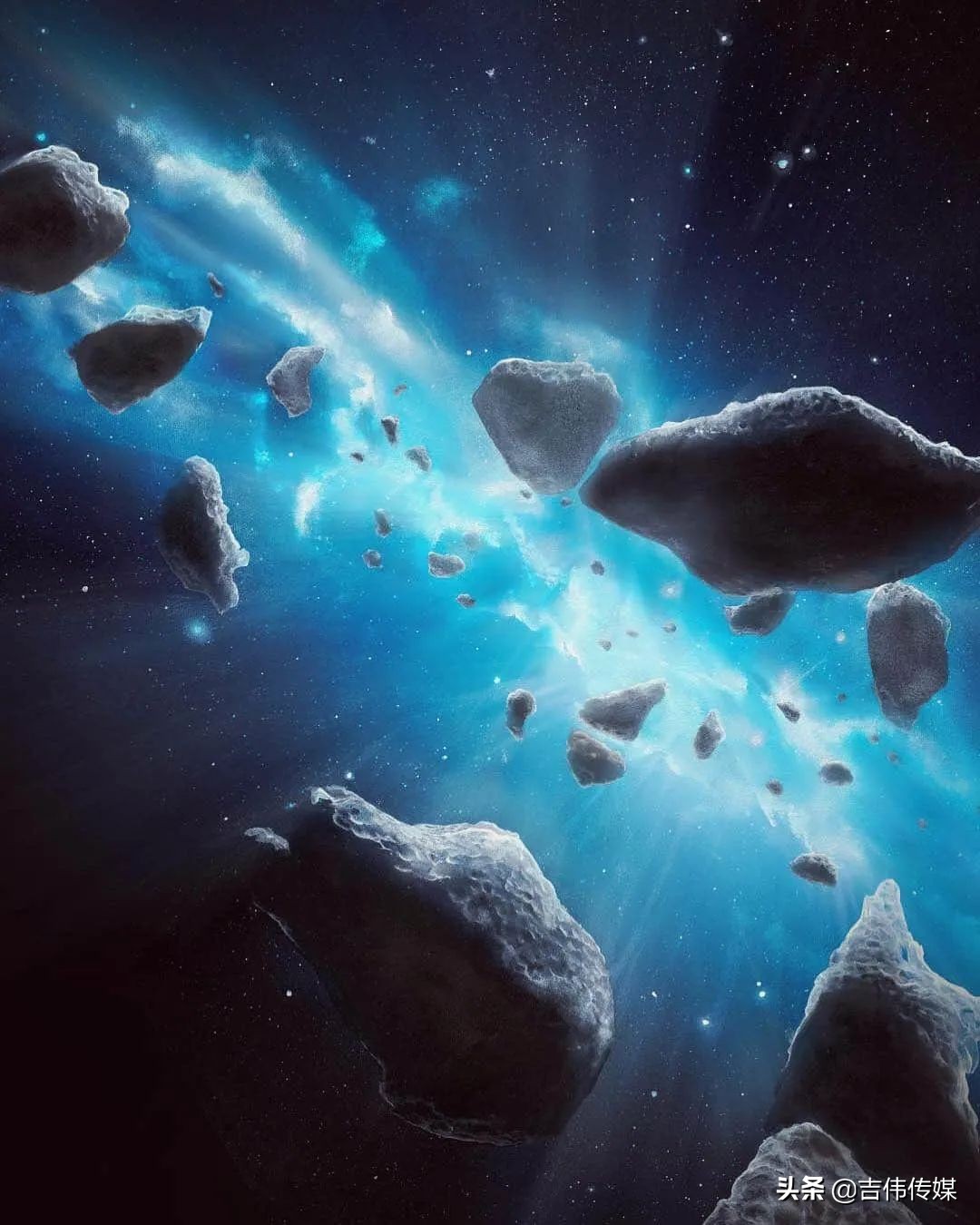 大美女艺术家笔下的浩瀚宇宙，众多围观爱好者赞不绝口