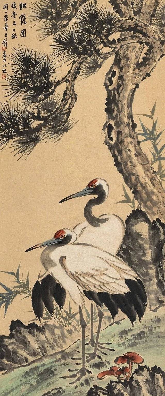 历代国画名家笔下的松鹤图——松鹤延年,福寿绵长
