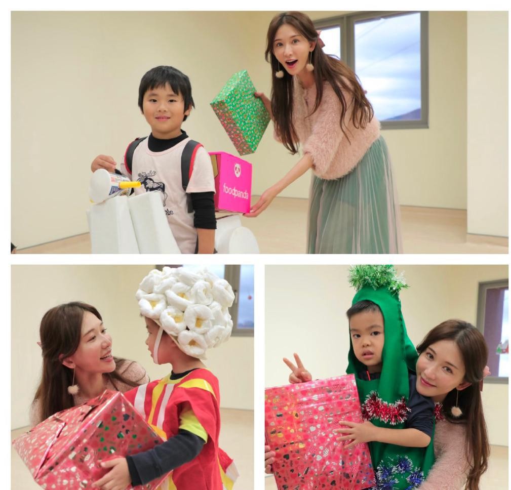 林志玲真是可爱过头了，穿得粉粉嫩嫩的，看着像大学生一样