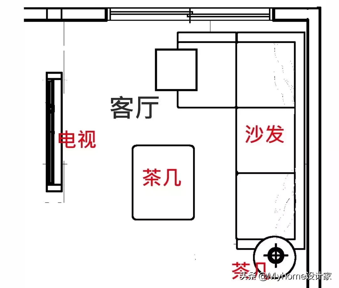 10㎡客厅的10种布局方案,客餐厅一体,小户型还大两倍