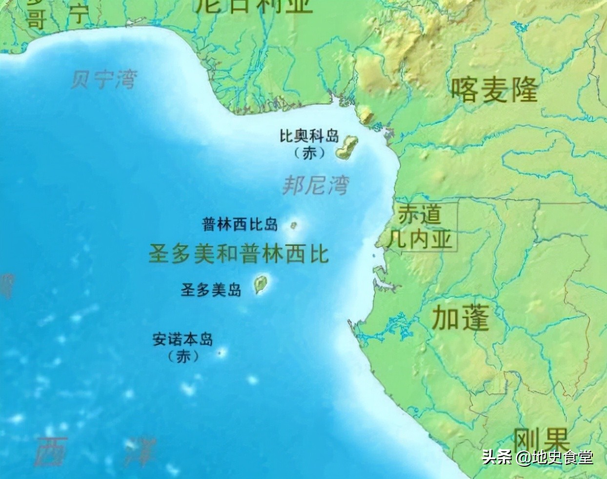 比奧科島屬於赤道幾內亞，制約了喀麥隆出海