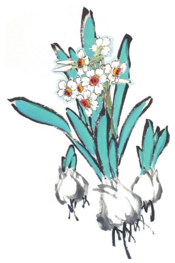 国画梅花,兰花,菊花,牡丹,荷花等常画花卉的画法