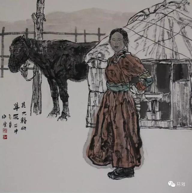 「易雅百家」傅向宏｜当代蒙古族题材绘画的民族特色