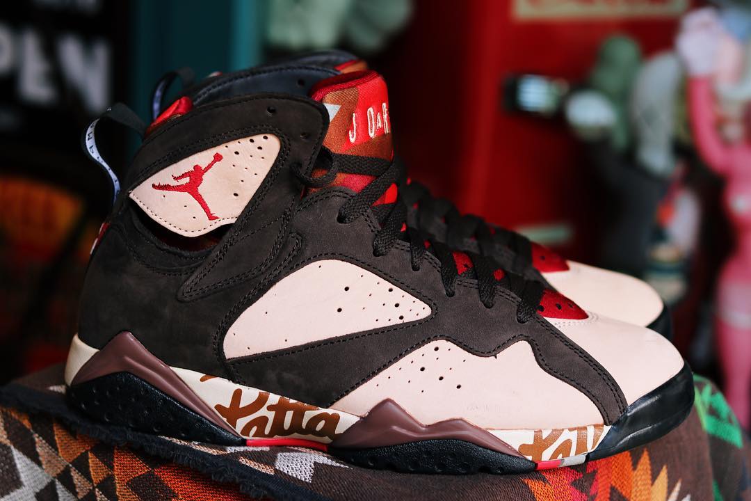 Patta x Air Jordan 7 已突破4万天价，丝绸黑脚趾AJ1想入手很难