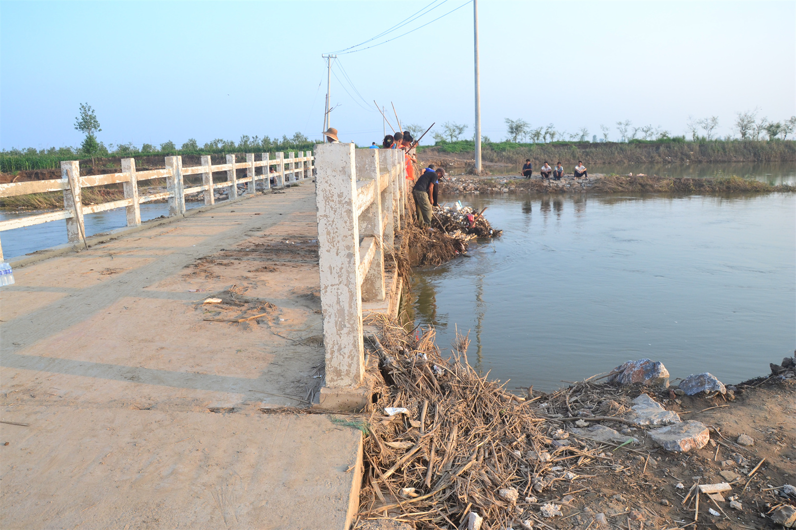 46张图片,让您看懂汛期邯郸洺河泄洪,经常开口子淹没农田的河段