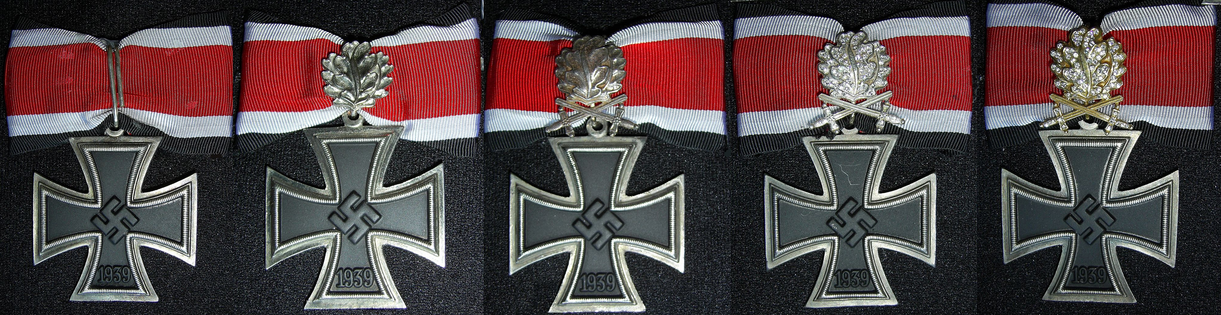 除了这些骑士十字勋章之外,还有加星铁十字勋章,二战中德国虽然设立