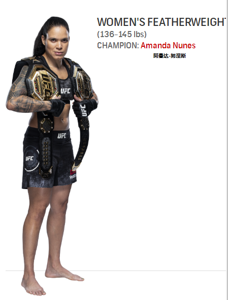 2021ufc排名(ufc各量级最新排名 2021.10.09更新)