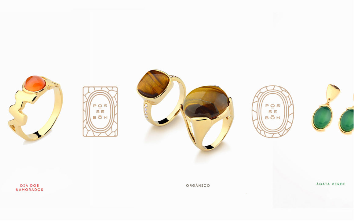 POS SE BON 珠宝品牌创意VI设计 高端与复古范